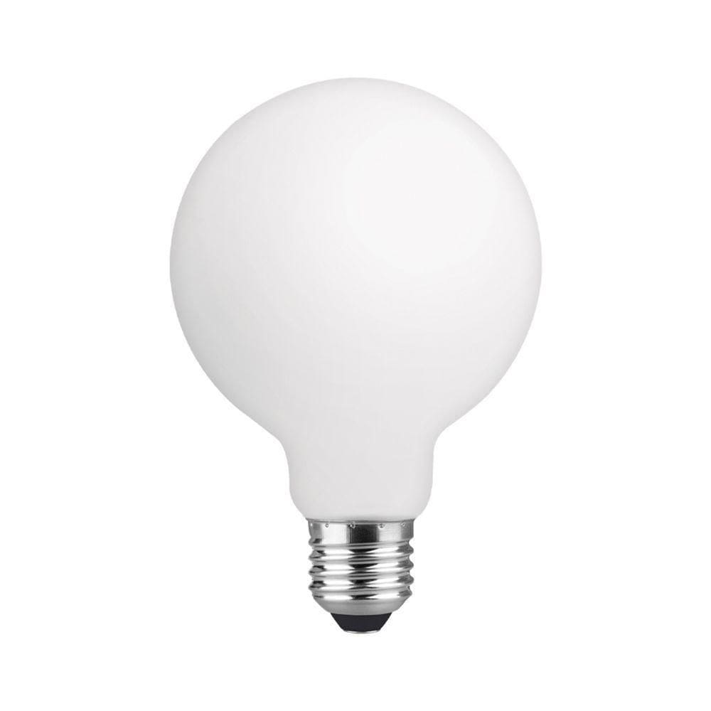 Lâmpada Led Save Energy Filamento G80 Milky 5w E27 Bivolt 2500k Luz Amarela