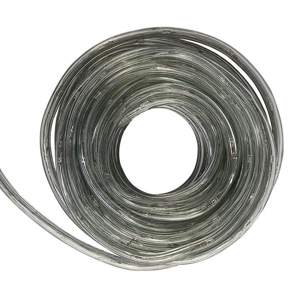 Mangueira Led Pisca Pisca Com 8 Funções Redonda à Prova D`água De 10m Branco Quente