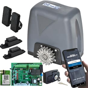 Kit Motor Portão Deslizante Nano Turbo 36 Wifi App Celular Rossi 600kg 110v