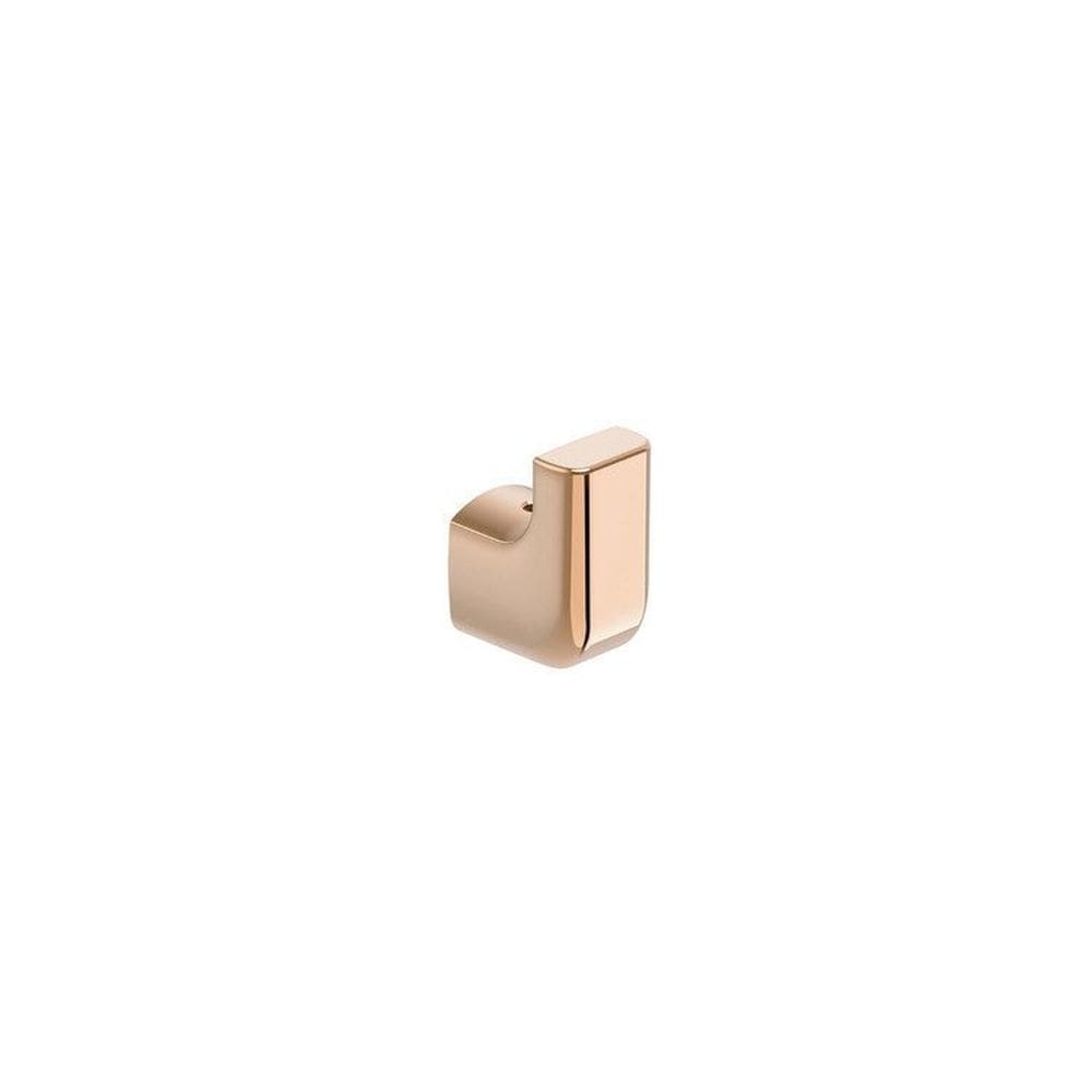 Kit com 2 Cabide Titanium Roca Banheiro Linha Tempo Rosé Gold