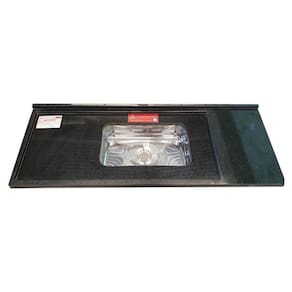 Pia de Cozinha Granito 150 Cm São Gabriel Master Cuba Simples Preto São Gabriel