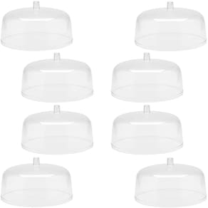 Kit 8 Cúpulas para Prato de Bolo 30cm Padaria Tortas e Doces