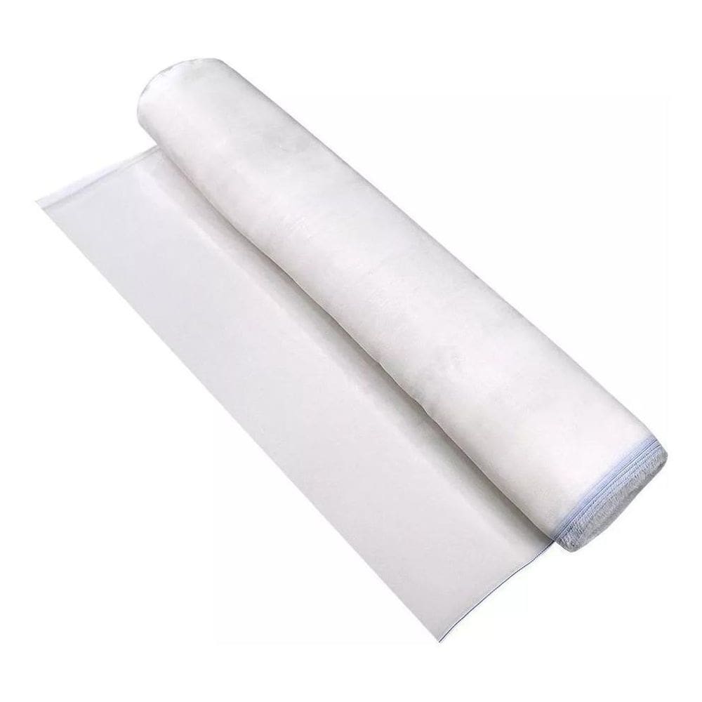 Tela Nylon Mosqueteira Anti Mosquito Branca 1 X 30 Metros