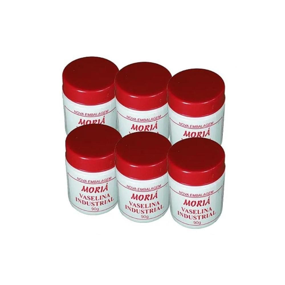 Kit 6 Vaselina Sólida Pasta Lubrificante Industrial 90G