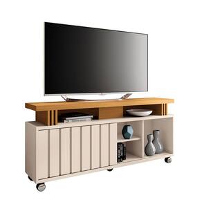 Bancada para Sala de Estar 136 cm Eliza Off White - Cinamomo Clique Chique