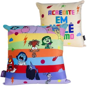 Almofada Divertidamente 2 Aveludada 40x40cm Oficial Disney Pixar