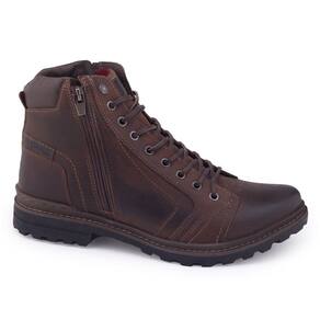 Bota Masculina Couro Freeway Absolut1 B6 Zíper Laterais