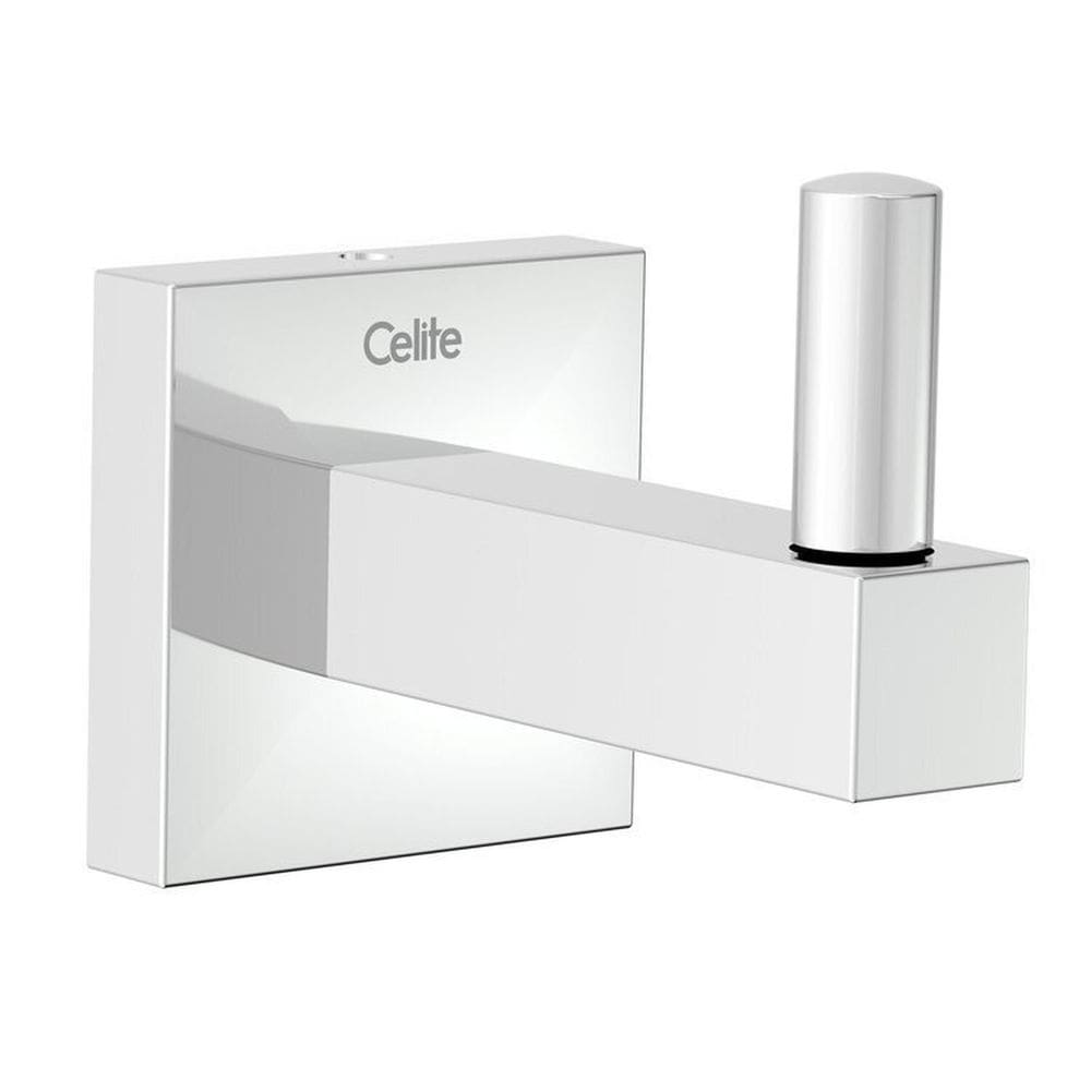 Kit com 2 Cabide N Linha Elite Cromado Banheiro Cromado