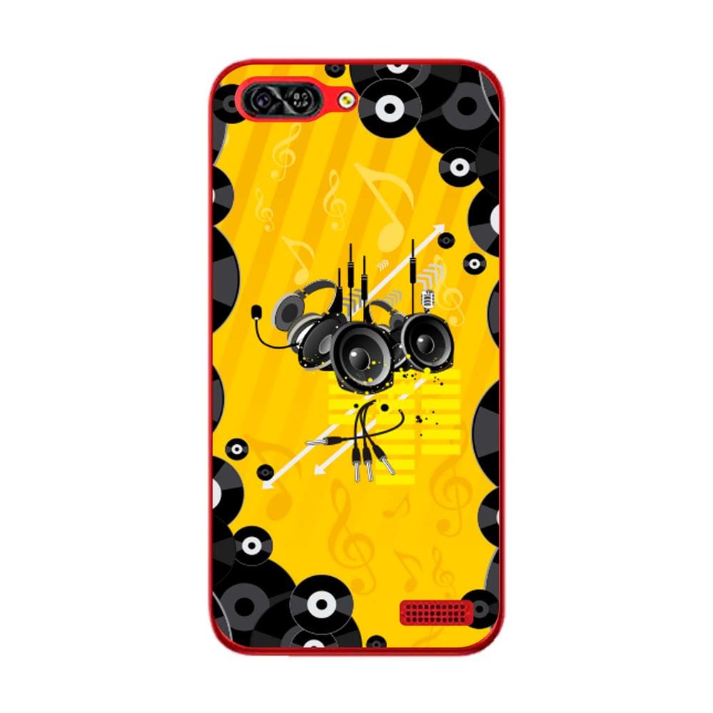 Capa Adesivo Skin354 Verso Para Red Mobile Quick 5.0 S50