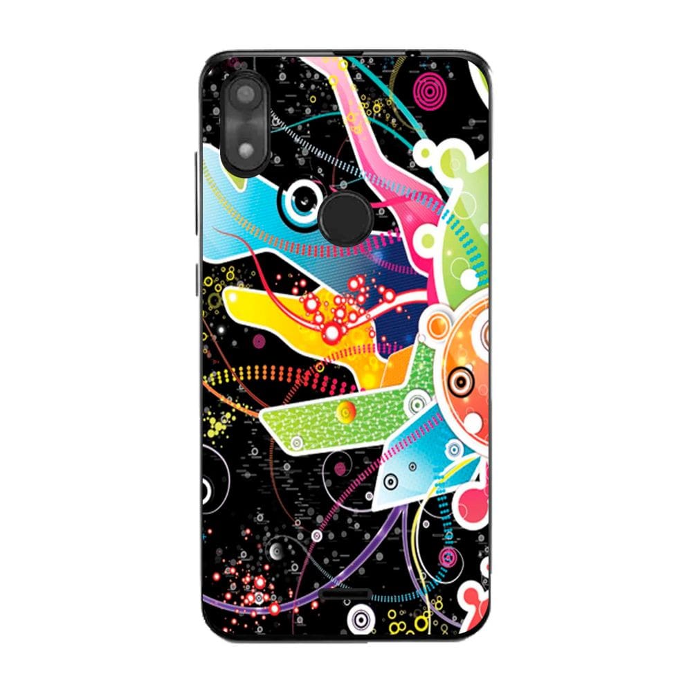 Capa Adesivo Skin058 Verso Para Multilaser F Pro (P9118)