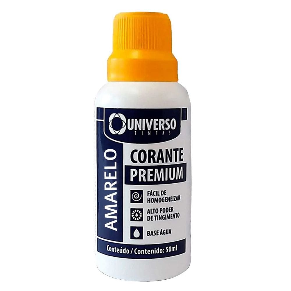 Corante Liquido 50ML Amarelo Universo