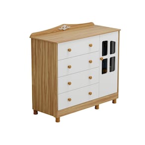 Comoda Bebe Moveis Peroba Provençal Elo 04 gav 01 pt MDF