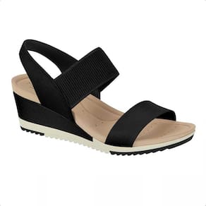 Sandalia Feminina Modare Ultraconforto Elastico Canelado Leve
