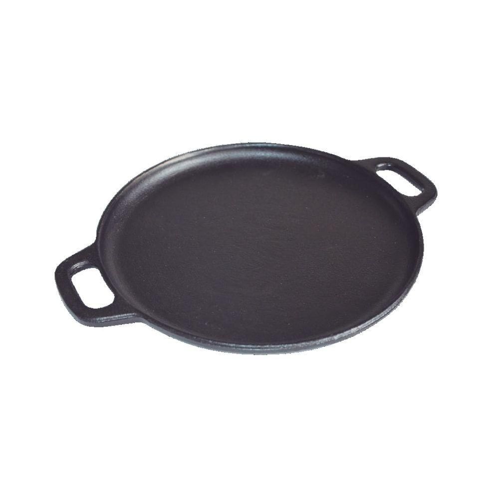 Bifeteira De Ferro Fundido Lisa Redonda Alça Ferro 20Cm