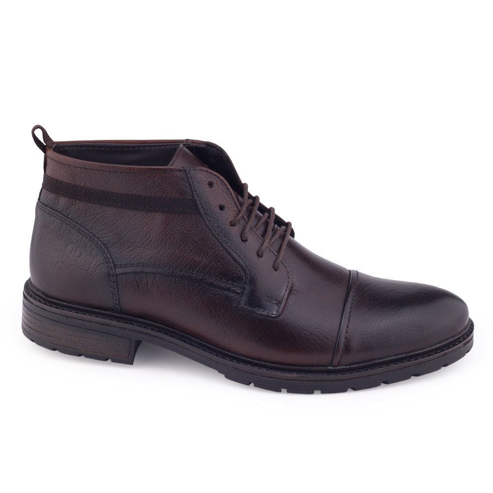 Bota masculina Democrata Garage 301102 Astro Couro hunter