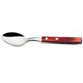 Kit 12 Colher De Mesa Inox Polywood Vermelha - Tramontina