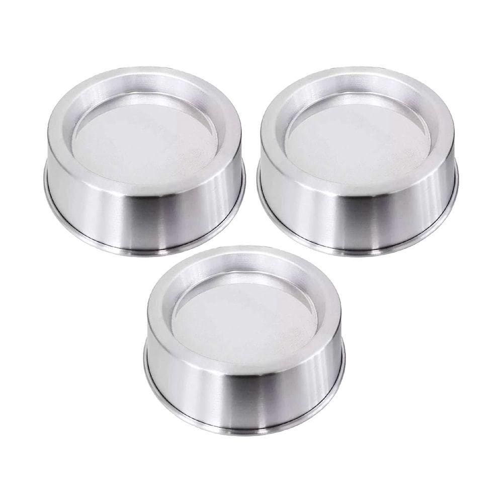 Kit 3 Formas Ballerine Alumínio Bolo Piscina Vulcão 22cm