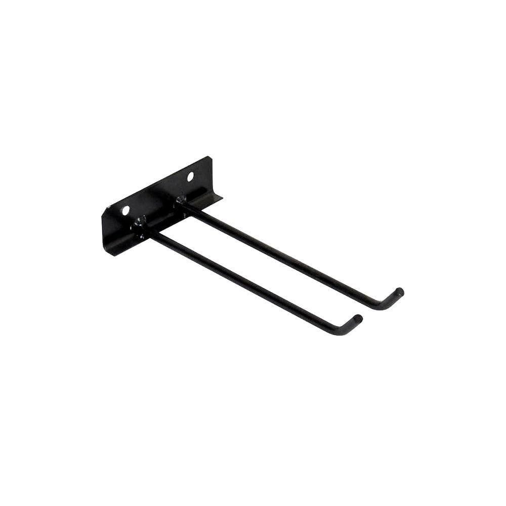 Suporte Para Vassouras De Parede Aço Carbono Preto 20cm