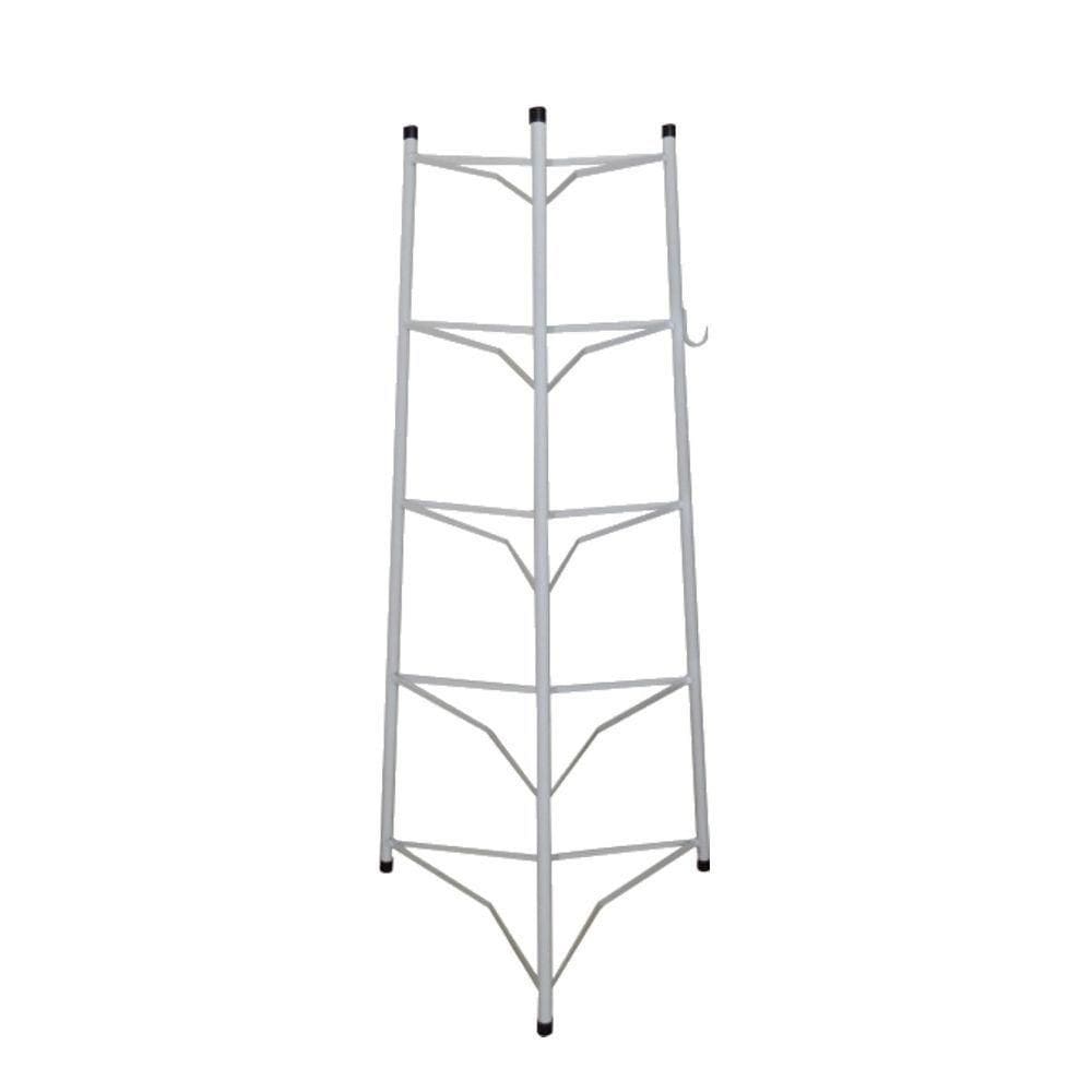 Tripé Porta Panelas Branco 5 Compartimentos 82cm