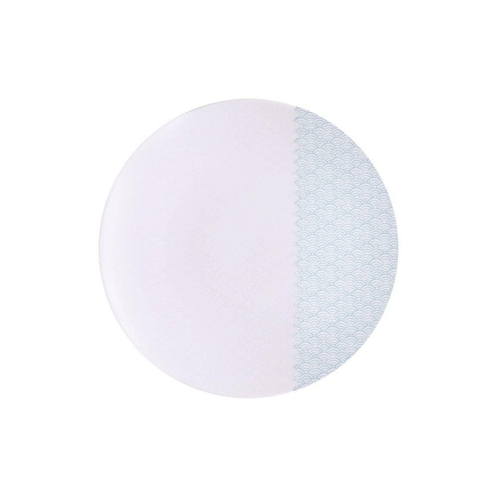 Prato Sobremesa Tramontina Aquarius Porcelana Decorada 21cm Tramontina
