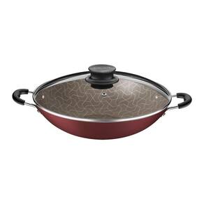 Wok Tramontina Paris Com Revestimento Interno E Externo Em Antiaderente Starflon Max Vermelho