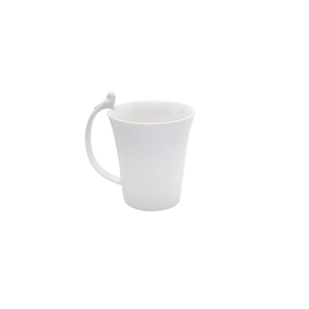 Caneca De Porcelana Birds 350Ml
