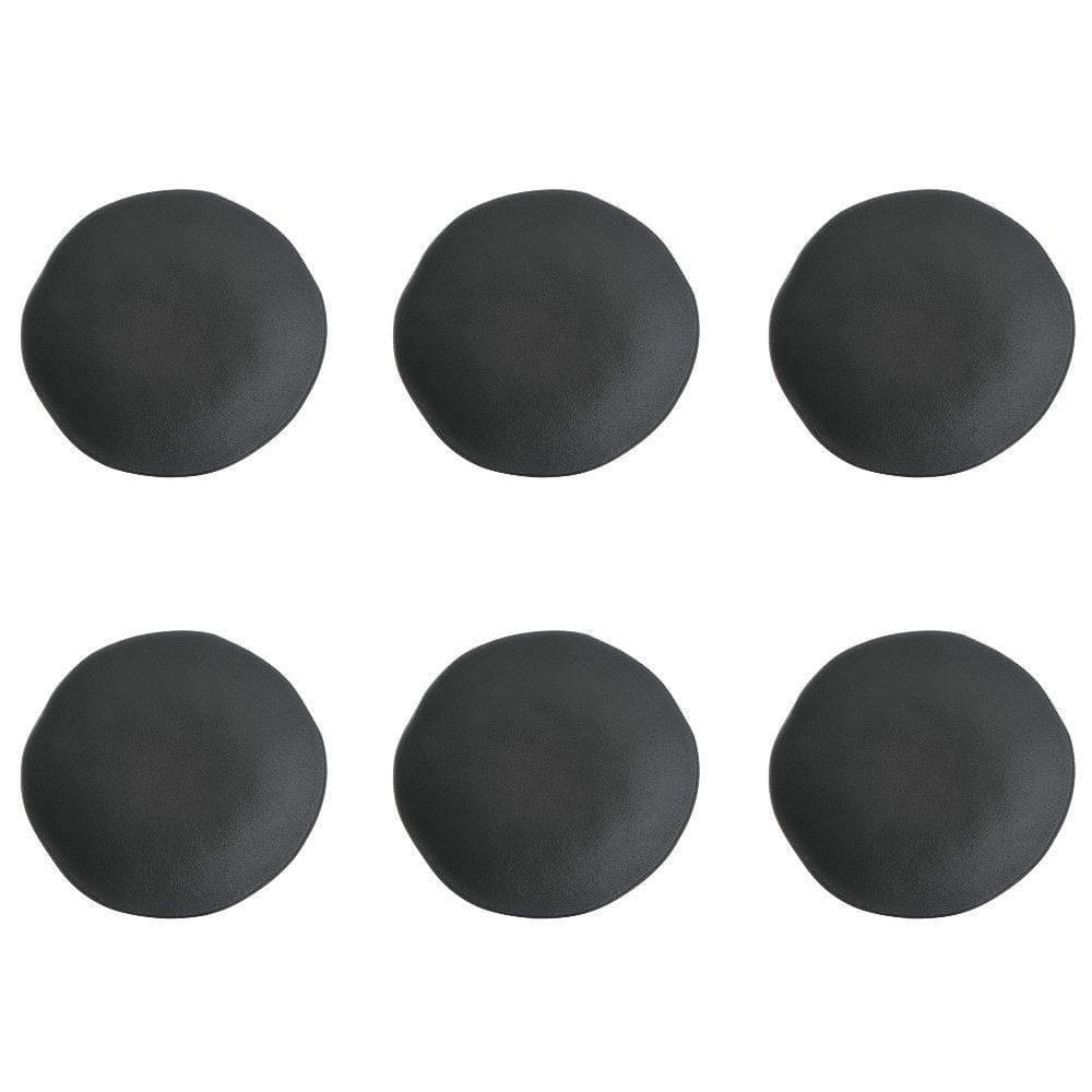 Conjunto Pratos Fundos6Pçs Orgânico Preto Matte Porto Brasil