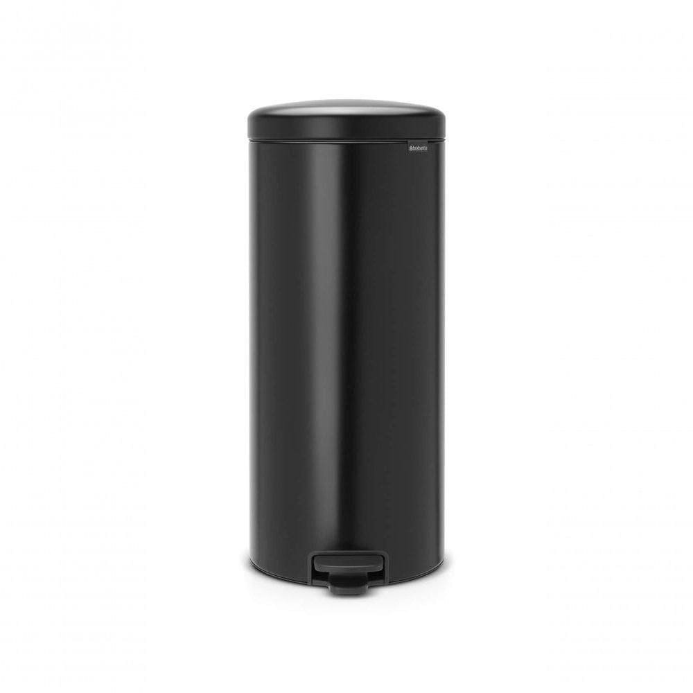 Lixeira New Icon Em Aço 30 Litros Brabantia Preto