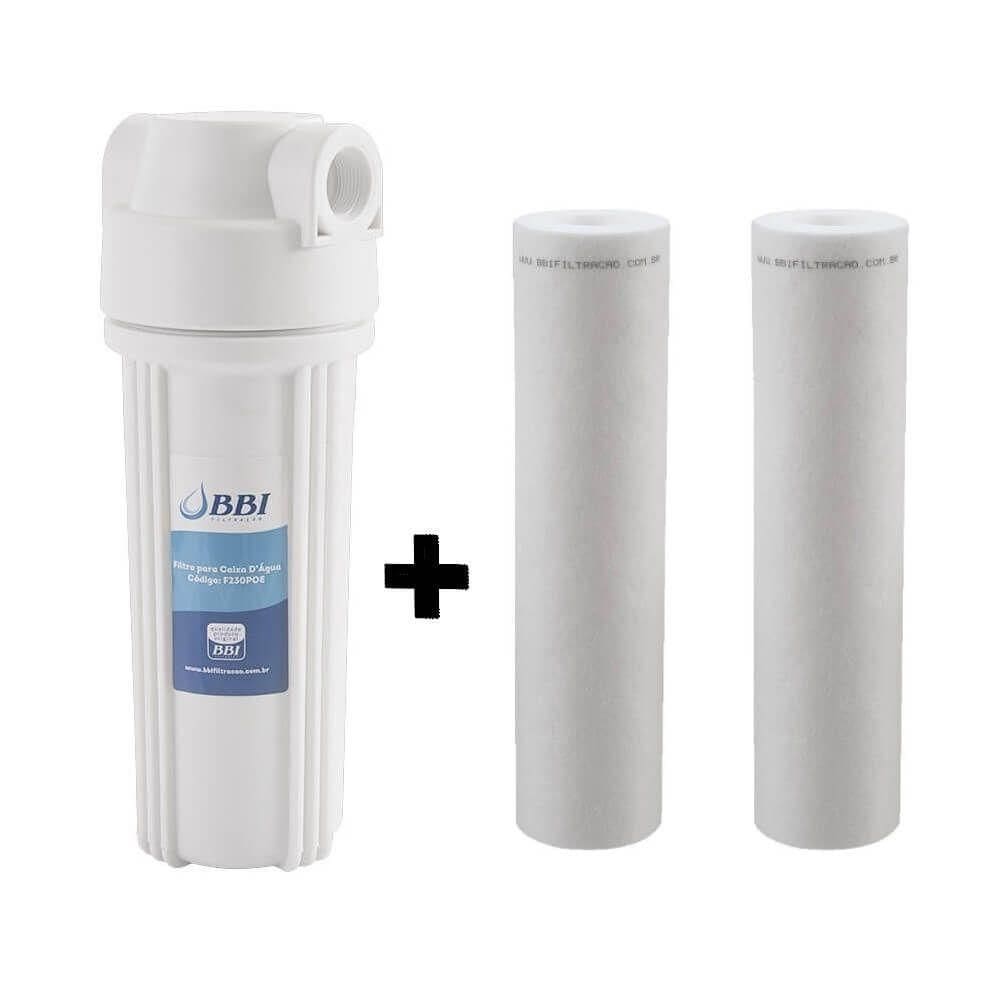 Filtro Para Caixa D`água E Cavalete Bbi F230poe-eco + 2 Refis