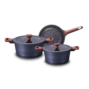 Conjunto De Panelas Titanium Com Revestimento Cerâmico 3 Peças Mta 8450