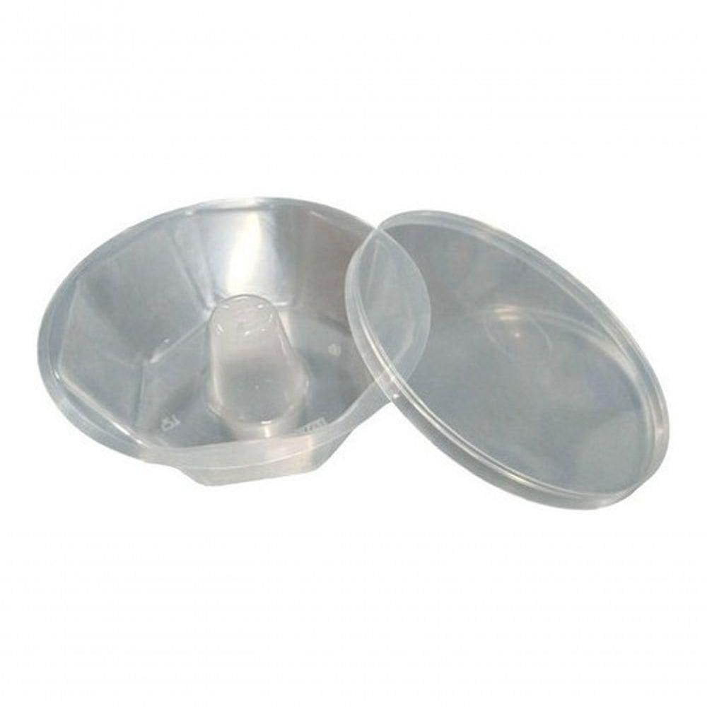 Forma Mini Pudim Forno Microondas C/300 Unidades 120Ml