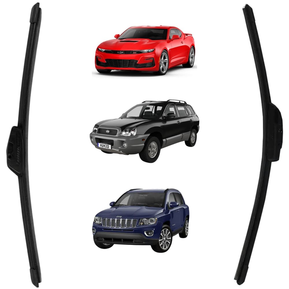 Palheta Bosch Dianteira Direita + Esquerda Jeep Renegade 2015 A 2024
