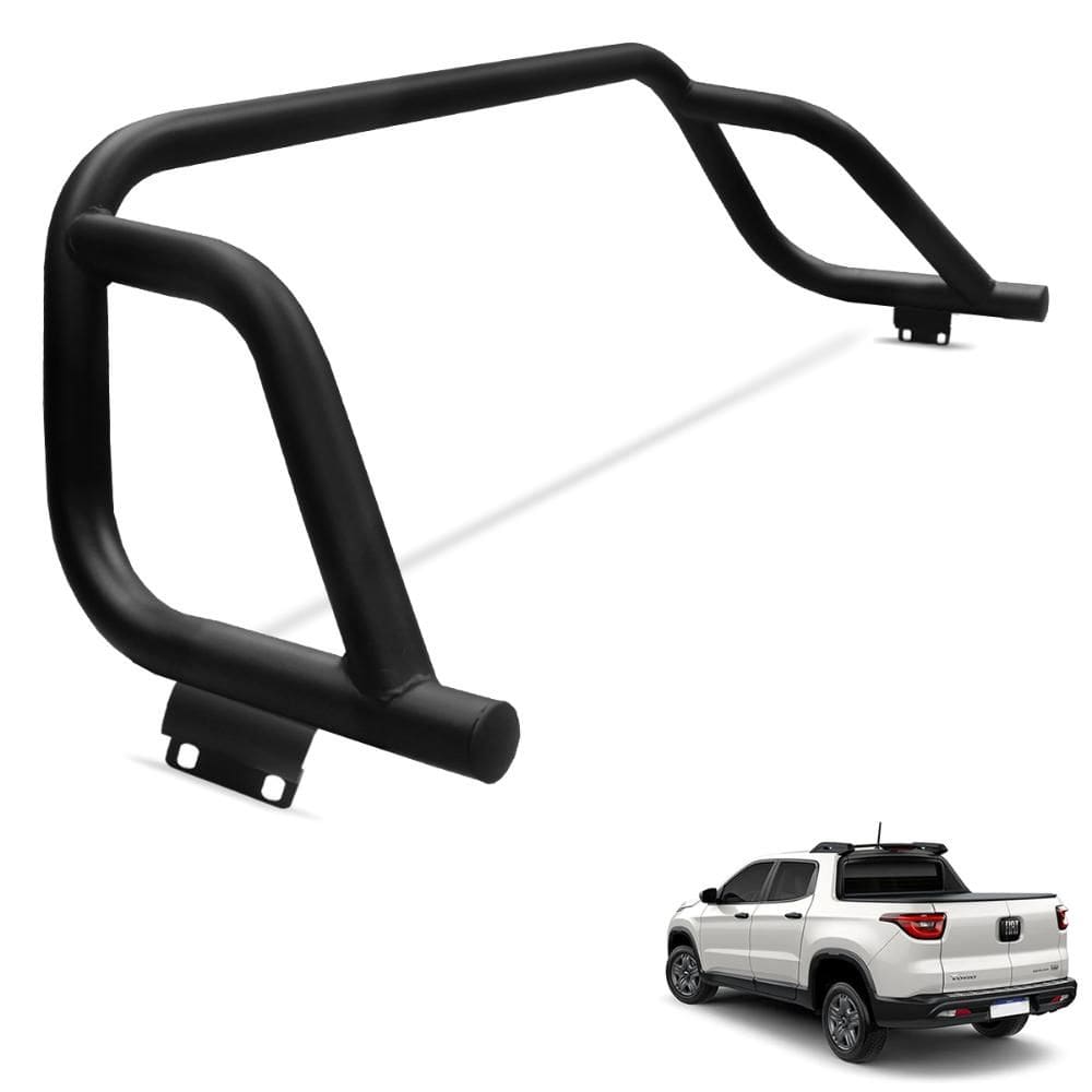 Santo Antonio Toro 2016 a 2025 Tubolar 2 Polegadas Preto