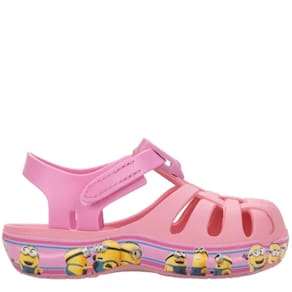 Babuche Infantil Menina Casual Dia a Dia Escola Conforto Minions Loomp Grendene Kids 23156