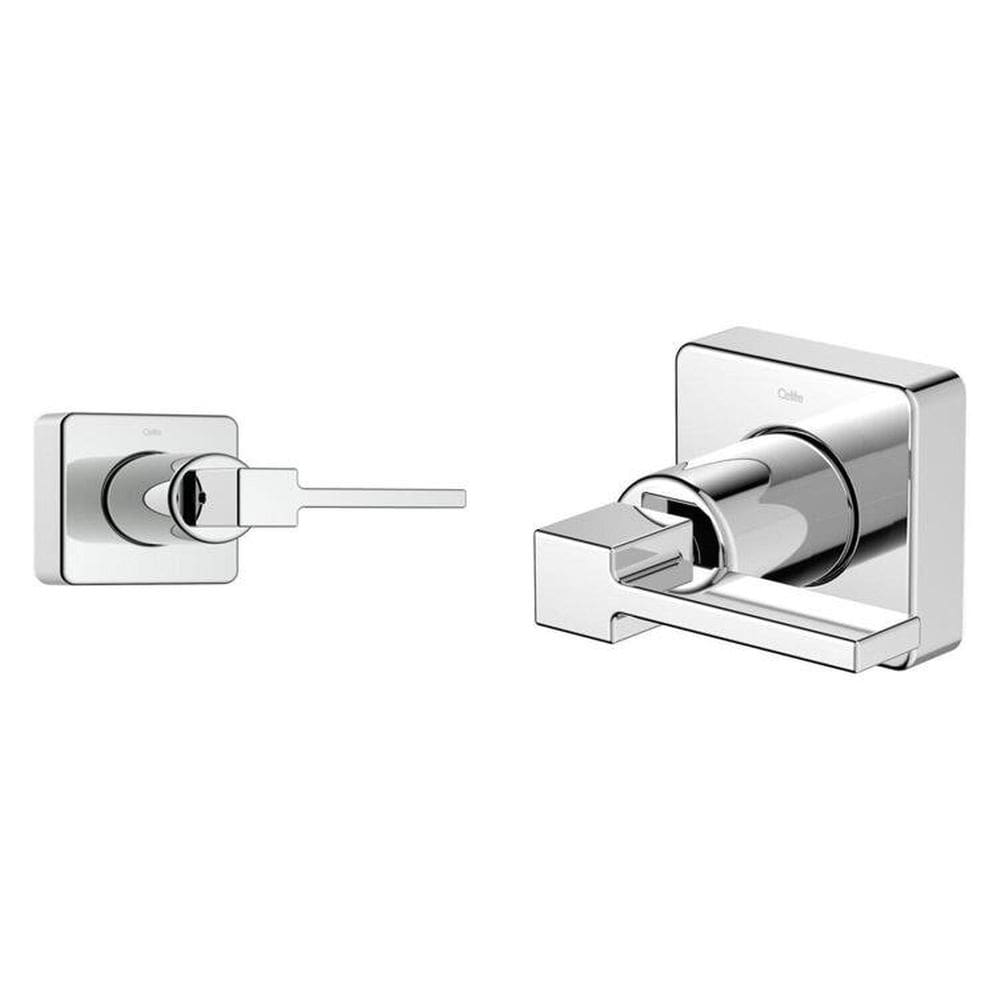 Kit com 2 Acabamento de Registro para Base Deca 1/2, 3/4, 1 Elite Cromado