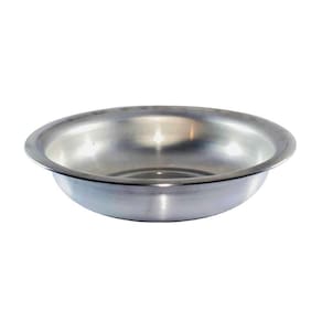 Bacia De Alumínio Redonda Para Banho Assento E Cozinha 35cm