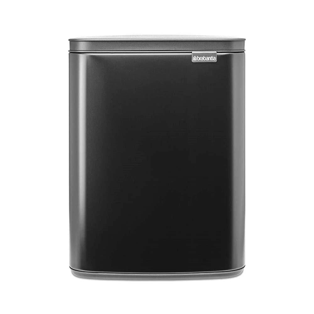Lixeira Bo Touch Bin Em Aço 12 Litros Brabantia Preta