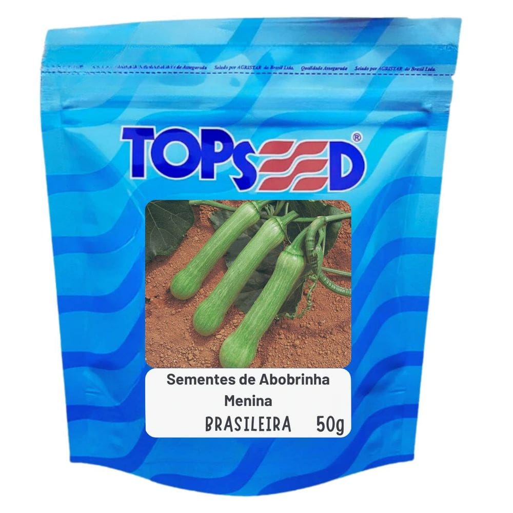 Sementes de Abobrinha Menina Brasileira (50g) TOPSEED