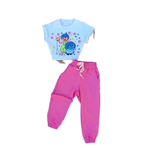 Conjunto Infantil personagens Divertidamente -Stitch -Minnie