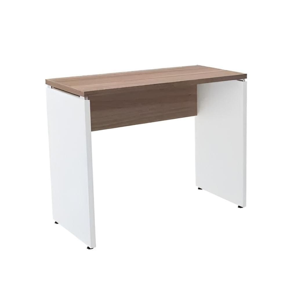 Mesa Secretaria 75X90x60 Pe25 Naturale E Branco - Pandin