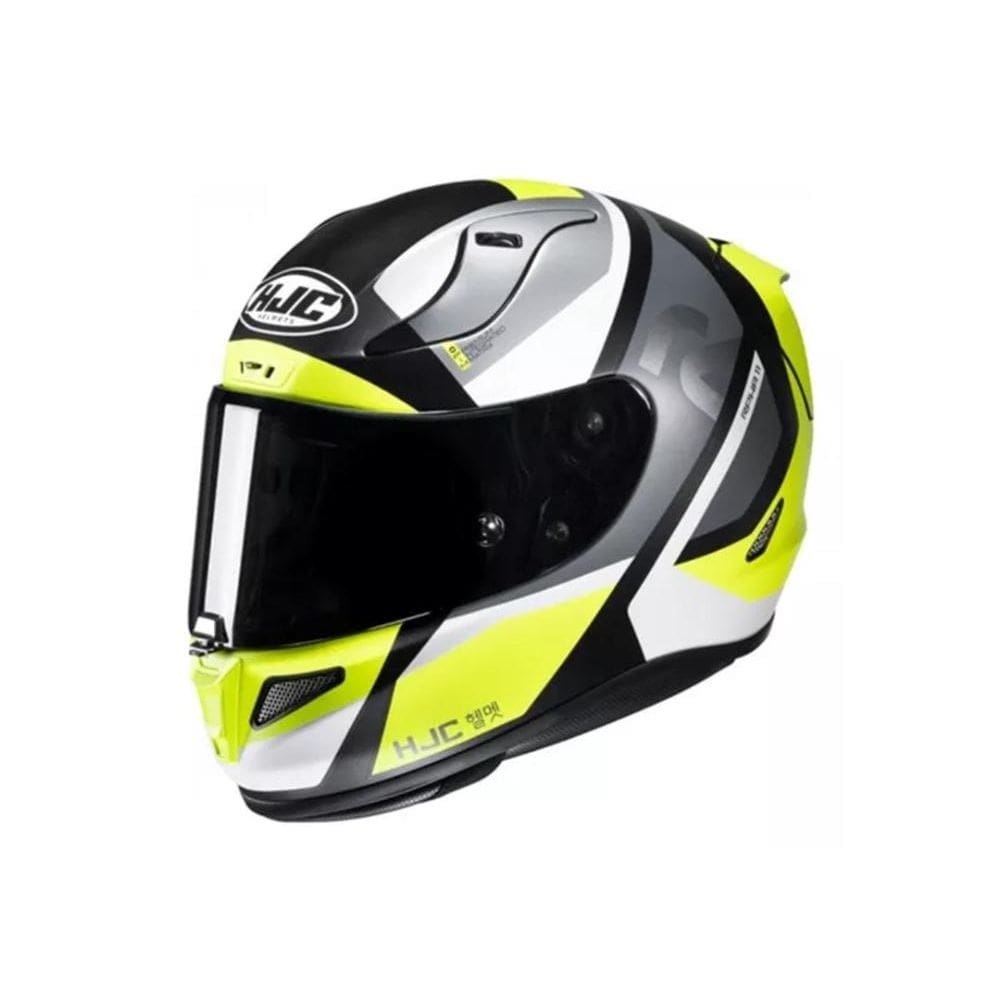 Capacete Hjc Rpha 11 Seeze Cinza E Verde 59 [F016]