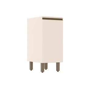 Balcão De Cozinha Connect 1 Porta S tampo 35x52x81cm Off White