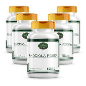 Rhodiola Rosea - Cápsulas 500 Mg 5 Frascos 100% Natural