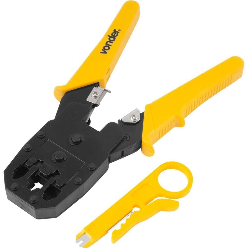 Alicate crimpador RJ11/RJ12/RJ45 ACV 245 VONDER