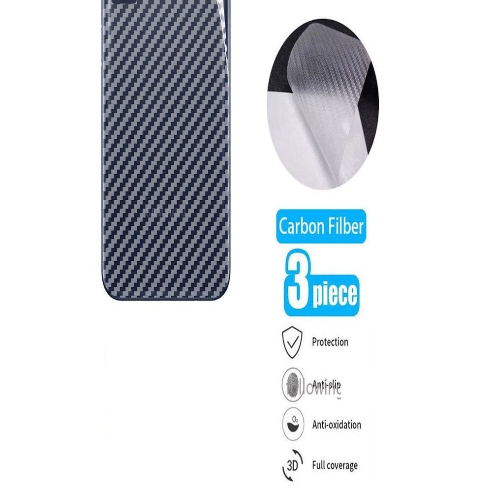 Película De Fibra De Carbono Verso Para Motorola Moto G04 G04S / Moto G24