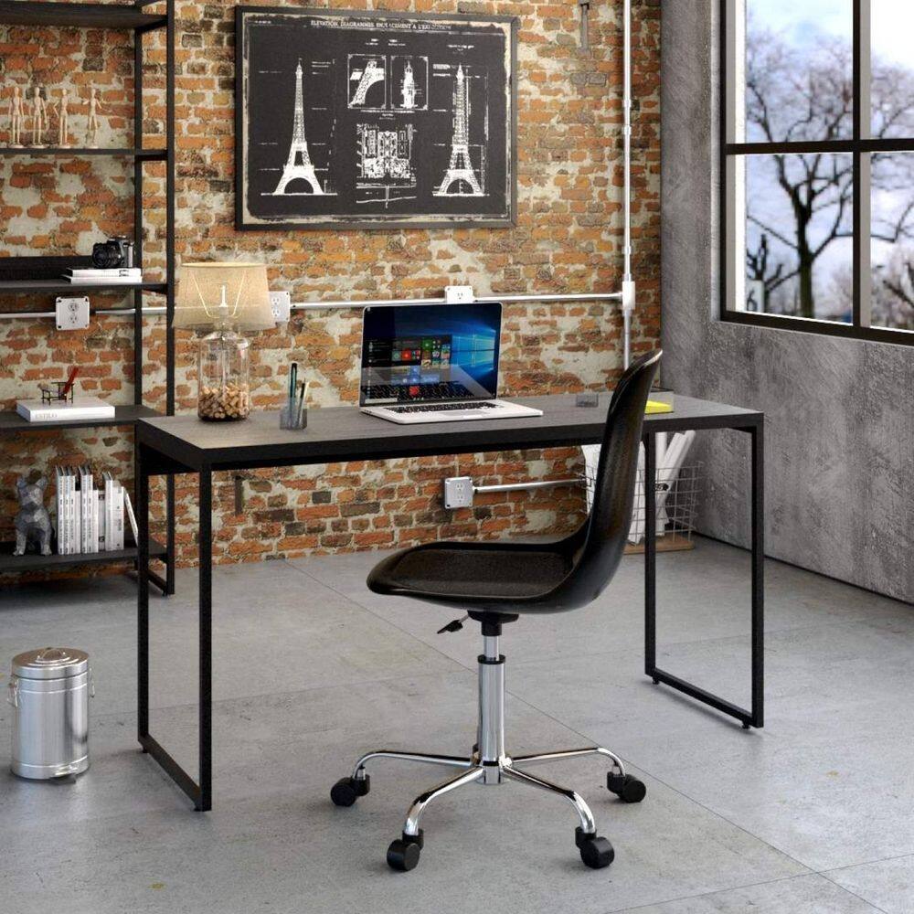 Escrivaninha 135cm Dynamica Compace Preto Onix