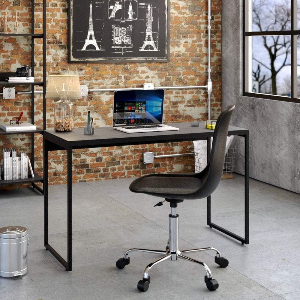 Escrivaninha 120cm Dynamica Compace Preto Onix