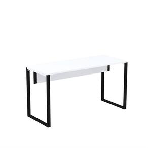 Mesa Madeira 134 X 60cm M134/60p25tub Branco/Preto