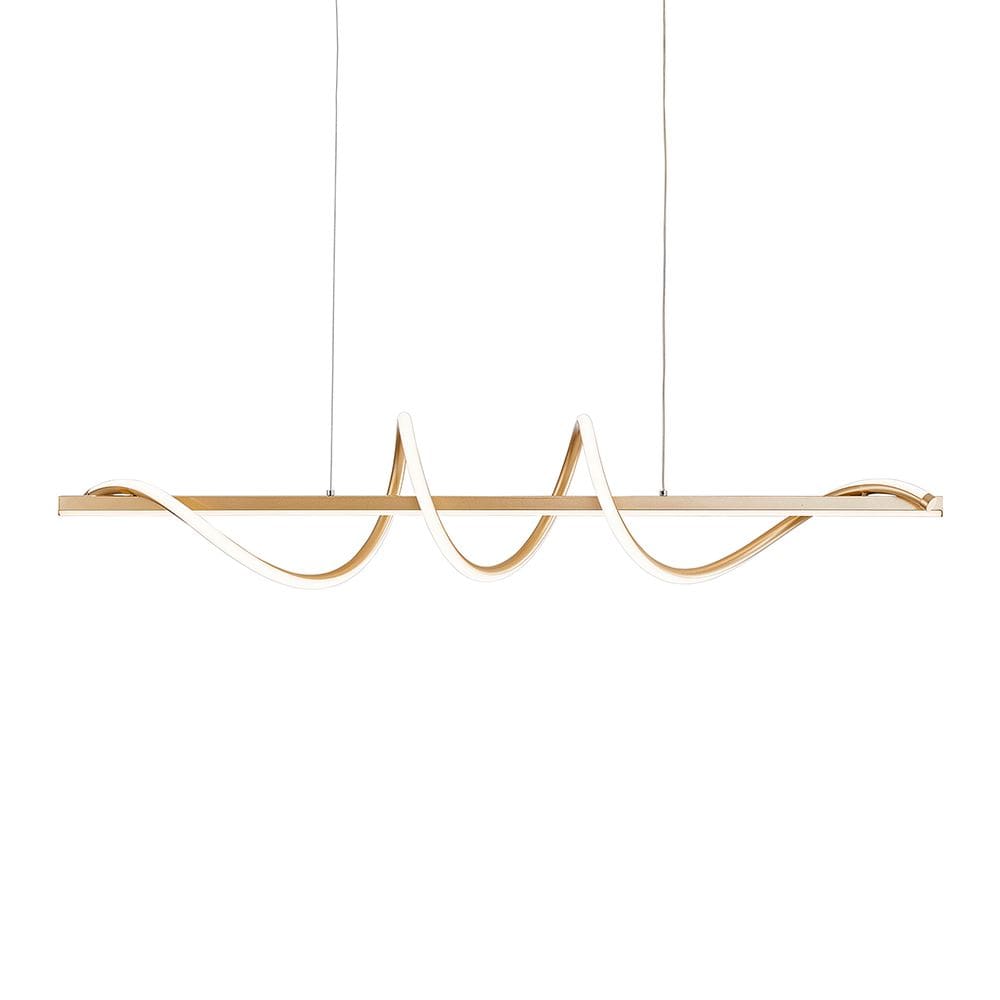 Lustre Pendente Nitrolux Lp-025D Dourado Led Bivolt