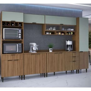 cozinha completa paris 12 pt 4 gv nogal e verde